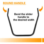 Dual Locking Racing Bucket Seat Sliders Mounting Brackets Base Rail