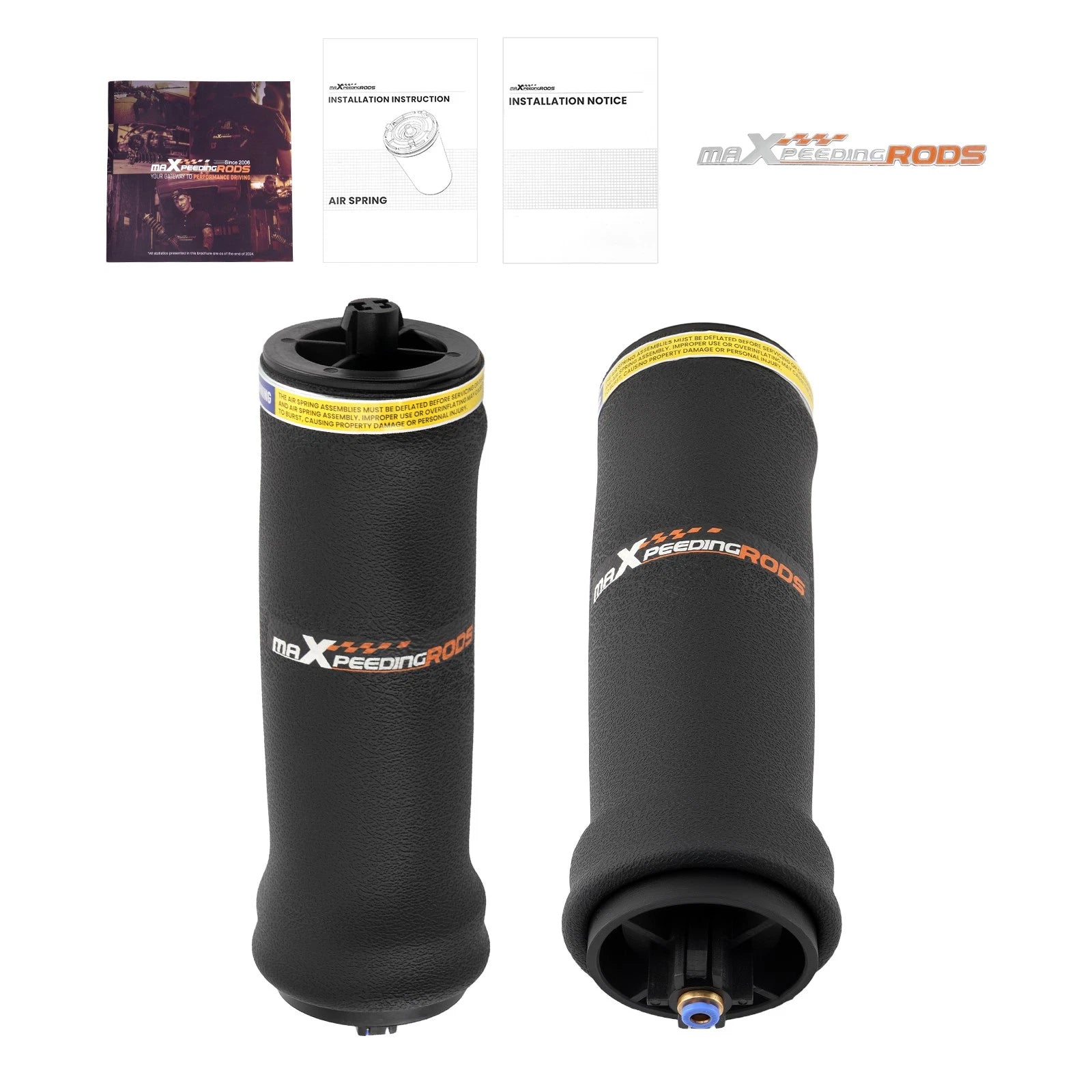 2X Cab Air Suspension Bags for Automann ABSZ70-7215 Firestone 7215 7111