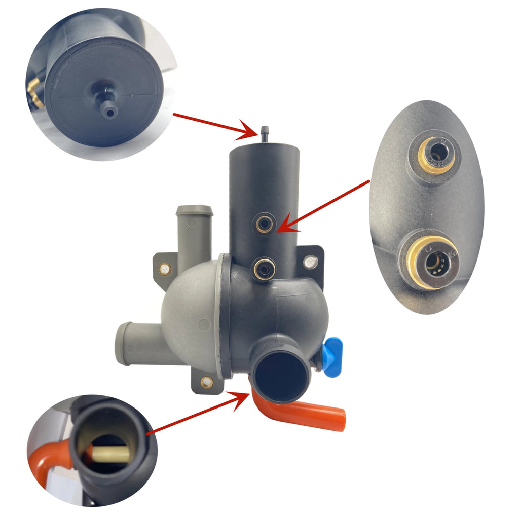 Water Distribution Housing with Air Valve Fitting & Plug for MerCruiser (863802T2)