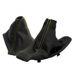 Manual & E Brake Boot Set for BMW E36 (1992–1999) Yellow Stitch