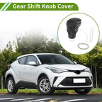 1 Pc Gear Shift Knob Cover for Toyota CH-R (2018–2022) Pebbled Black Beige