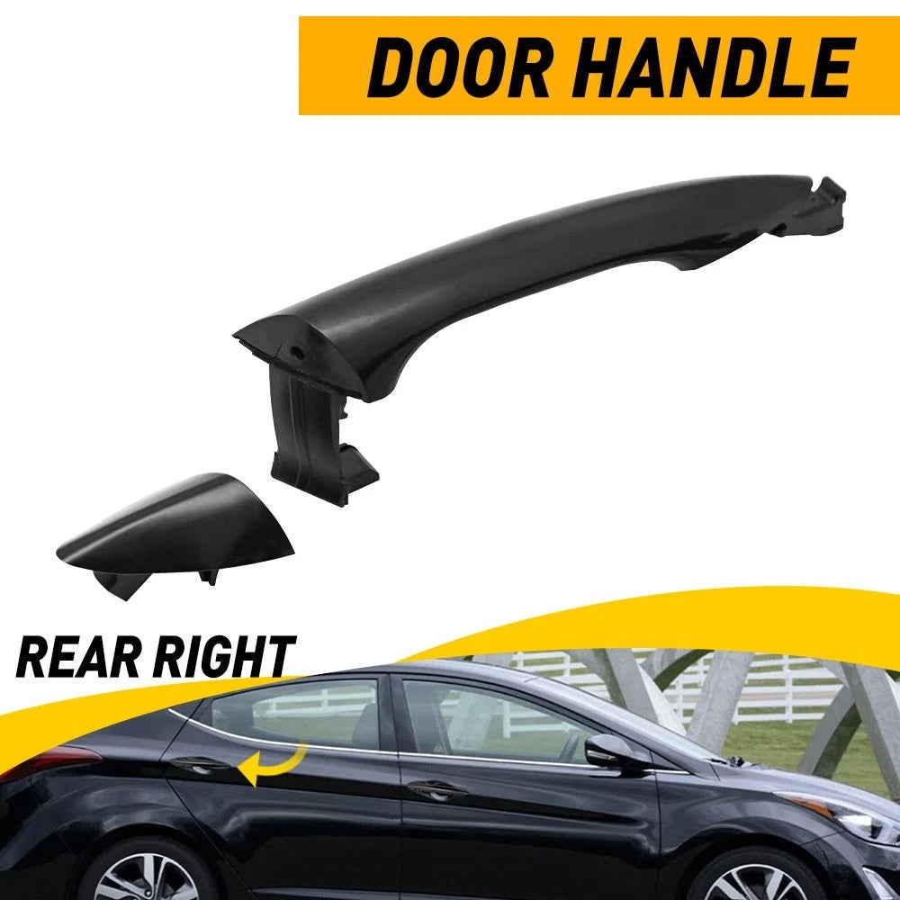 Outside Exterior Door Handle RH Rear for Hyundai Elantra (2011–2016)