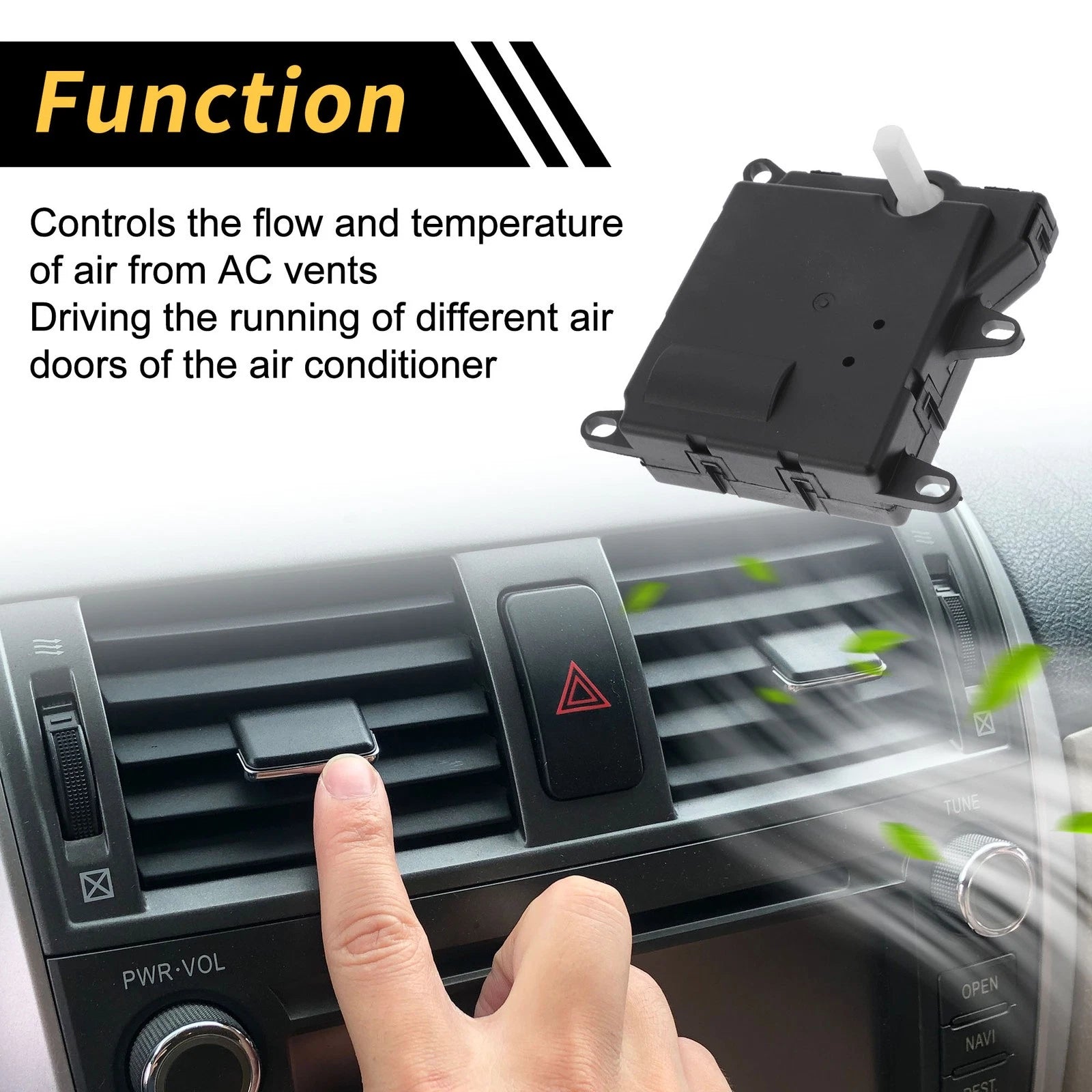 HVAC Air Door Actuator Heater Blend for Ford F650 (2001–2008) 3C3Z19E616BA