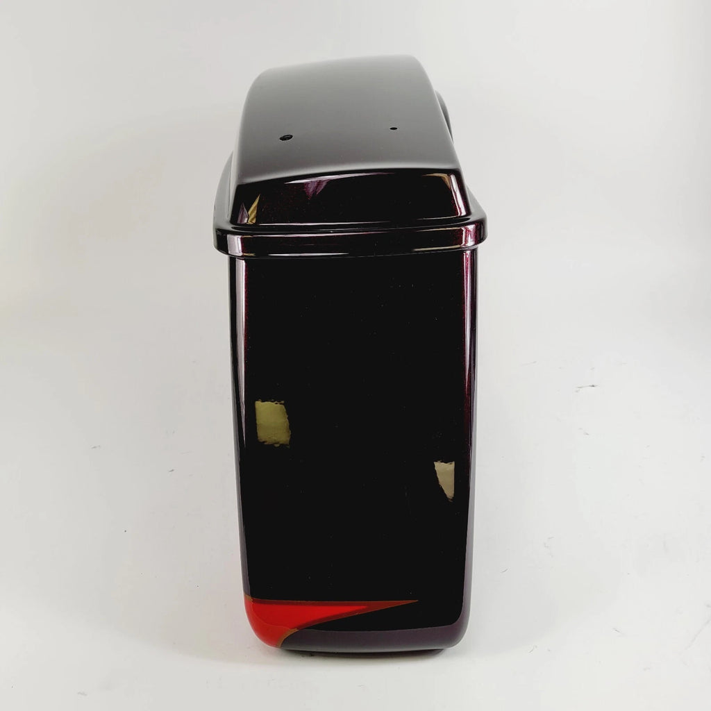 Left Saddlebag for Harley-Davidson FLHTKSE CVO (2017) - Black Garnet Electric Red Pearl