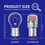 2X 1156 7506 P21W Red LED Brake Stop Tail Light Bulb for BMW Audi