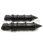 Spike Bamboo Footpegs for Harley Softail Fat Boy FLFB, Fat Bob FXFB (2018–2023)