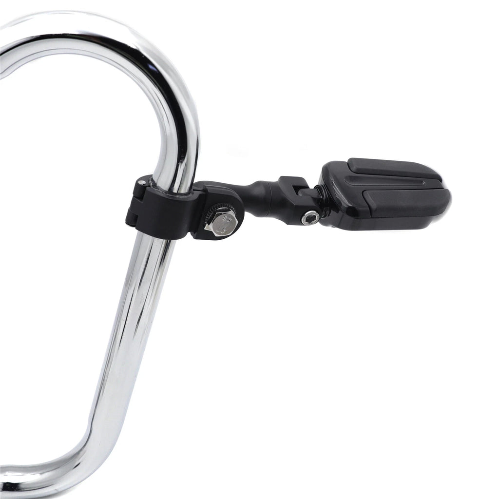 3" Stem Clamp Black Slipstream Footpeg 1-1/4" for Yamaha Road Star Warrior (2002–Present)