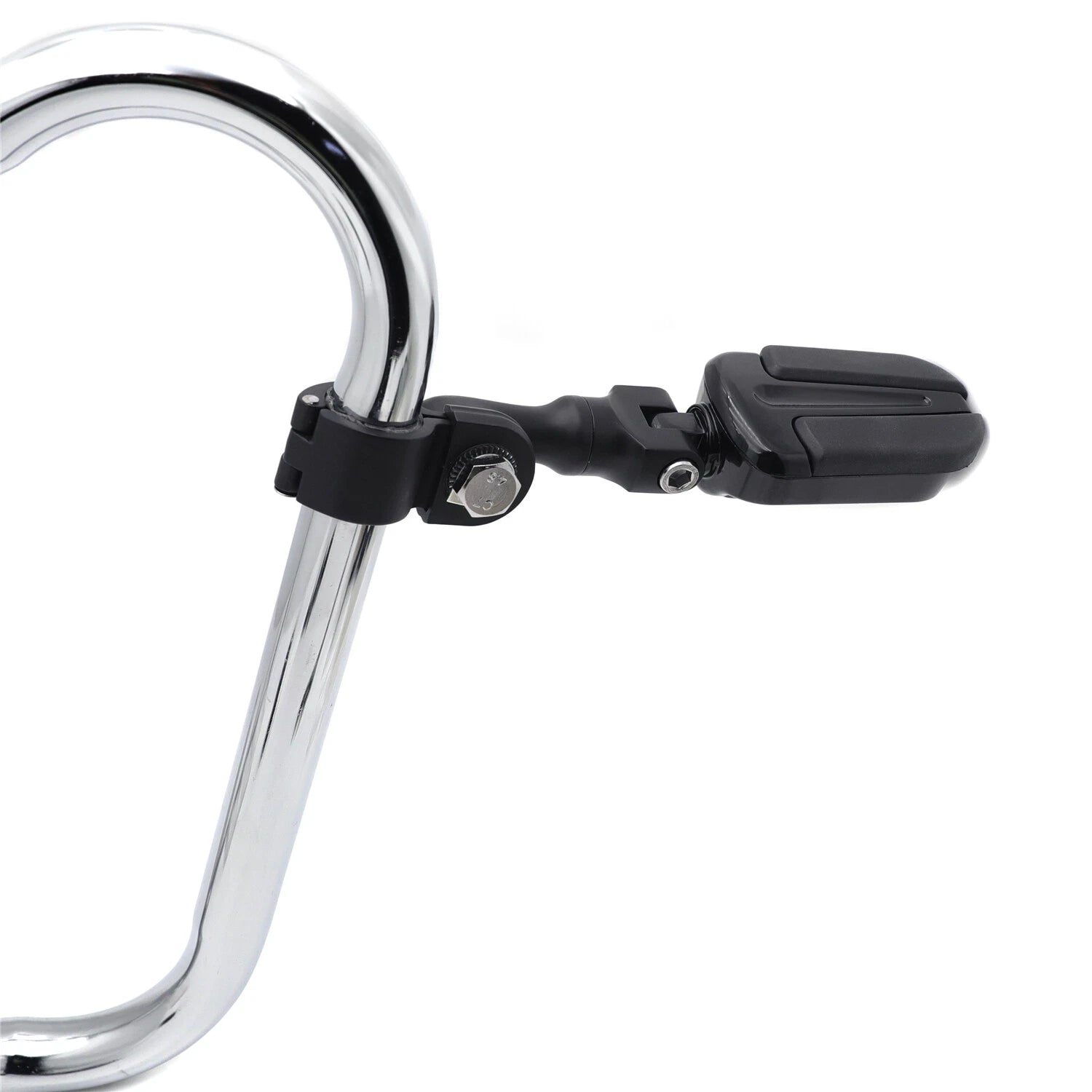 3" Stem Clamp Black Slipstream Footpeg 1-1/4" for Yamaha Road Star Warrior (2002–Present)