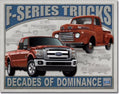 Vintage Tin Metal Sign for Ford F150 F Series Truck (1708)