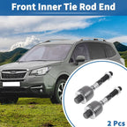 2 x Front Inner Tie Rod End Links for Honda Accord & Acura TL (2003-2007)