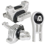 Set of 3 Engine and Transmission Mounts for Jeep Cherokee (2014â2019)