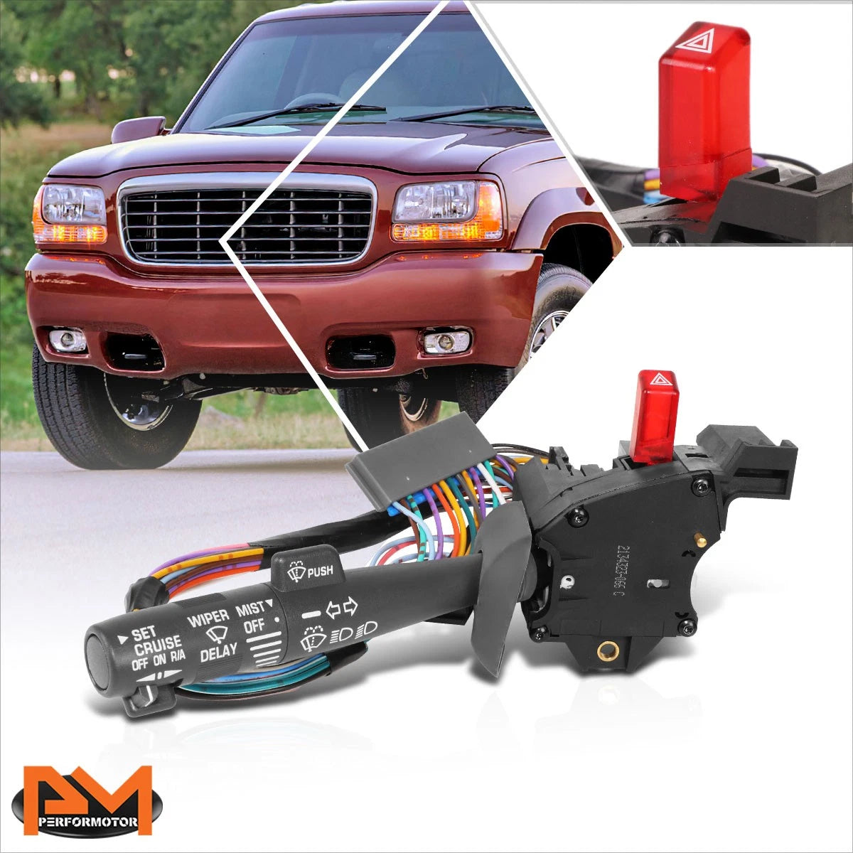 Headlight Turn Signal Combination Switch for Chevy GMC C/K Pickup Suburban (1995–2000)