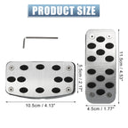 2X Gas Pedal Brake Pedal Pad Anti Slip Cover for Mitsubishi 