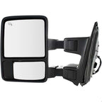 Tow Mirror for Ford F-250 Super Duty (2009–2010) Left Side Power Heated