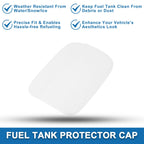 Fuel Tank Door Cap for Audi A4 (2009–2016) No. 8K0809907 White