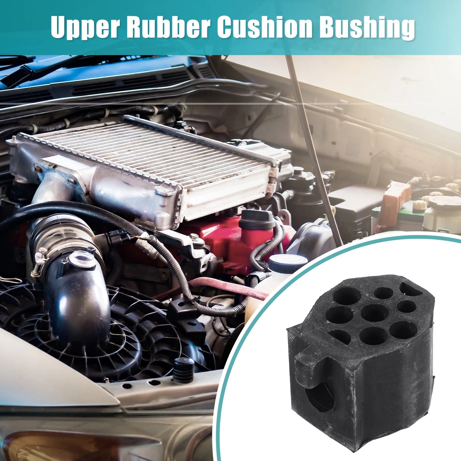 2pcs Upper Rubber Cushion Bushing for Chevrolet Cruze (2014–2018) No. 13306606