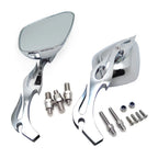 Chromed Flame Shape Running Mirror for Kawasaki Ninja (All Years)