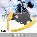 1 Pair Rear Seat Grab Rail Bar Handle Gold Tone for Honda MSX125 (2013–2023)