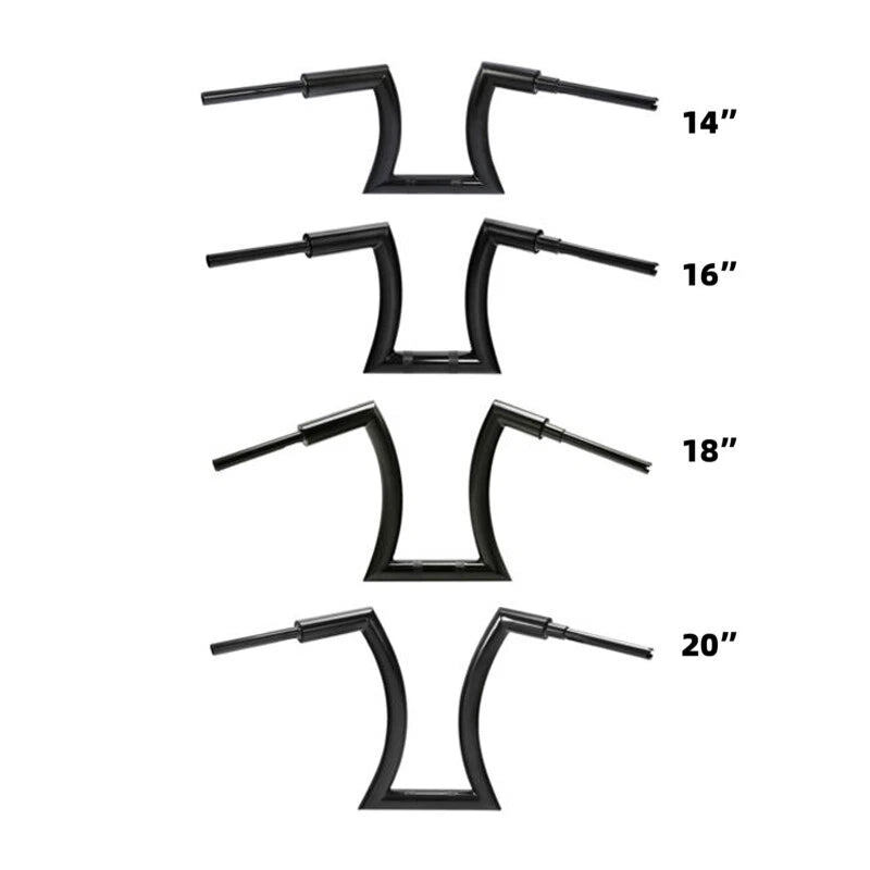 2" Rise Hanger Handlebar for Harley Sportster (14" 16" 18" 20")