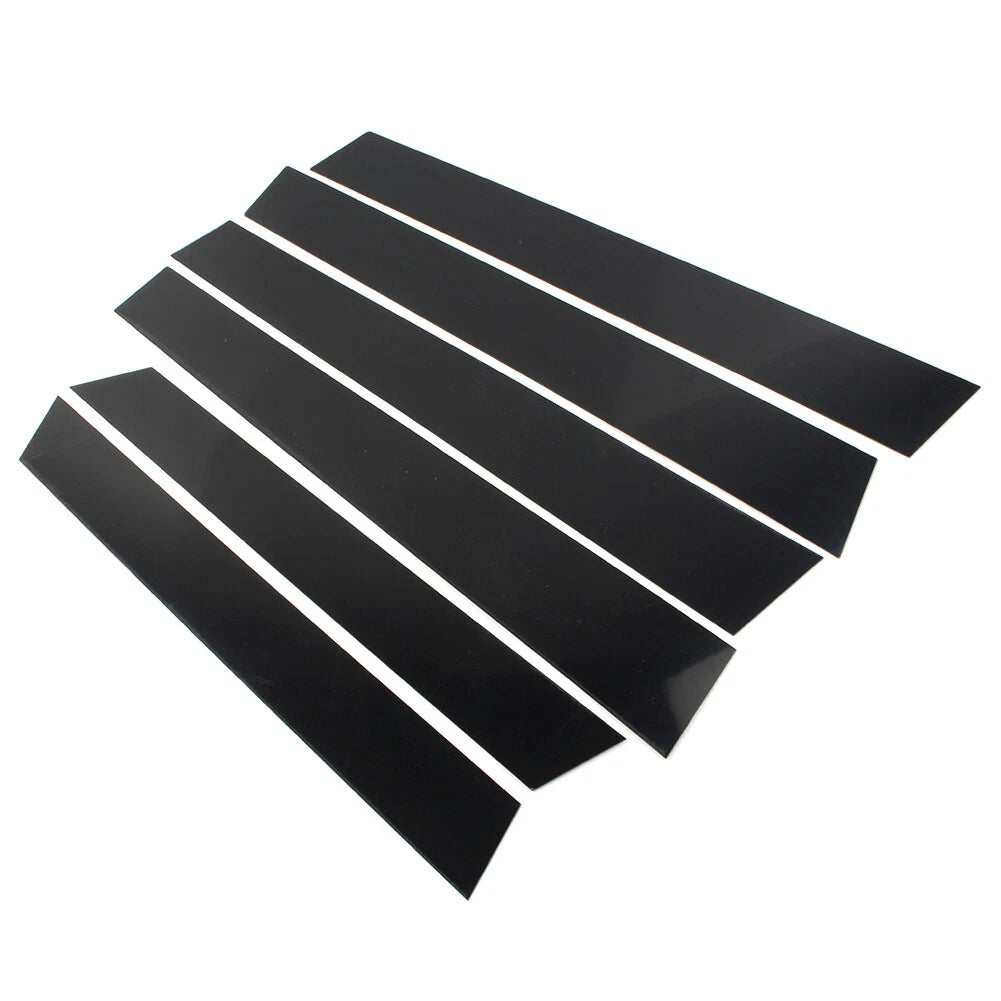 6X Car Door Trim Cover Kit for Honda CR-V (2007–2011) - Glossy Black