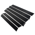 6X Car Door Trim Cover Kit for Honda CR-V (2007–2011) - Glossy Black