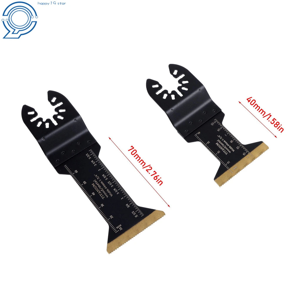 12X Titanium Oscillating Saw Blades for Universal Use (Metal Cutting)