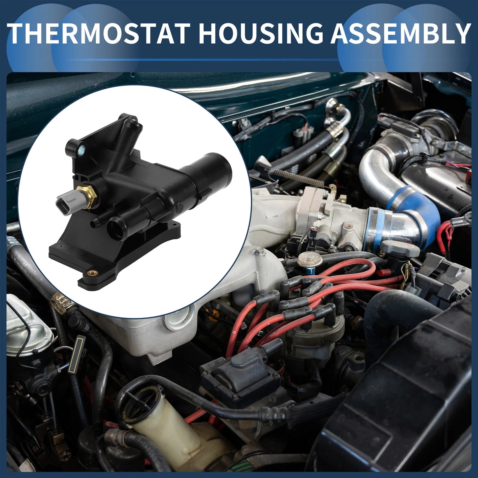 Engine Coolant Thermostat Housing Assembly for Mazda 6 i 2.5L (2009–2013)