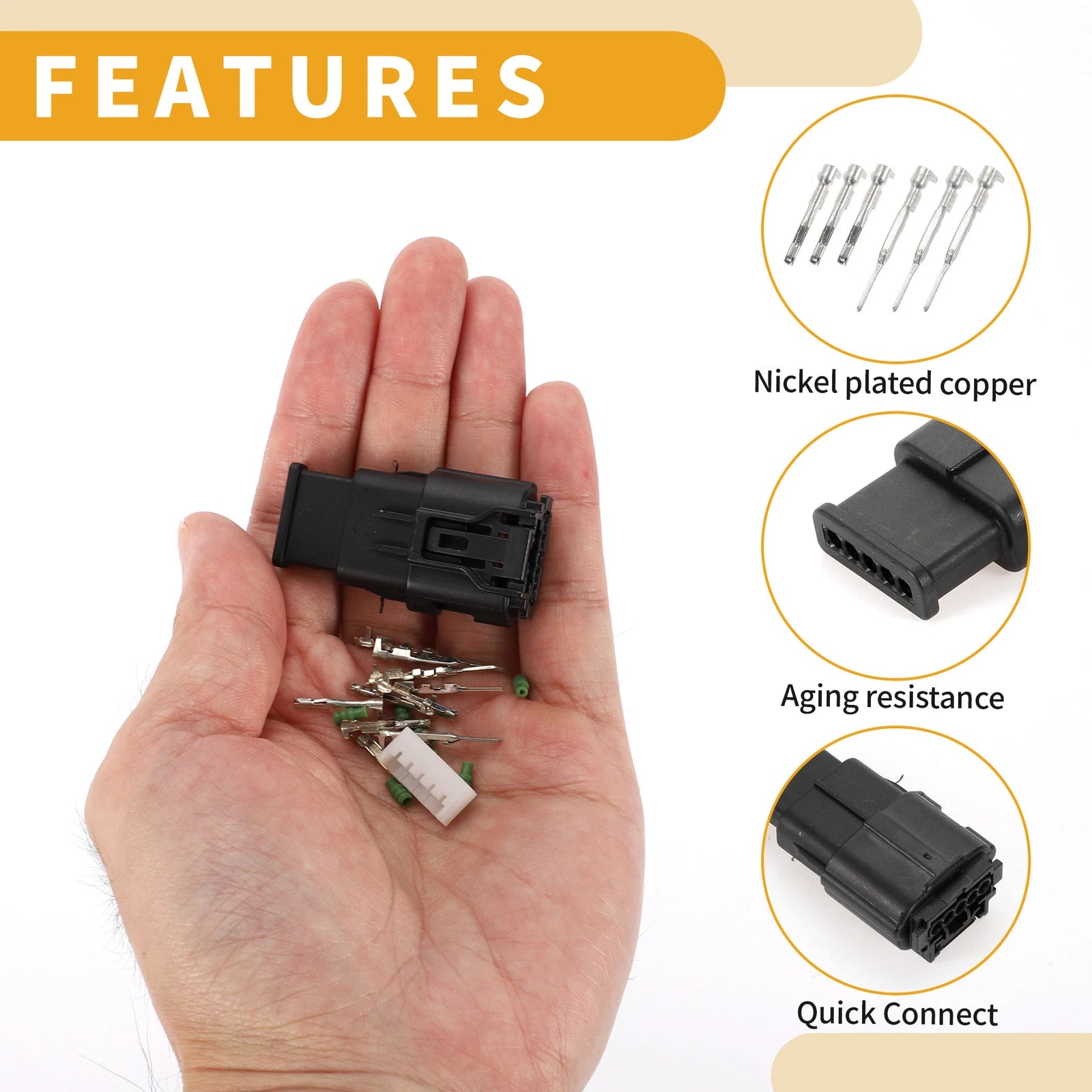 5 Pin MAF Sensor Connector Plug for Toyota 
