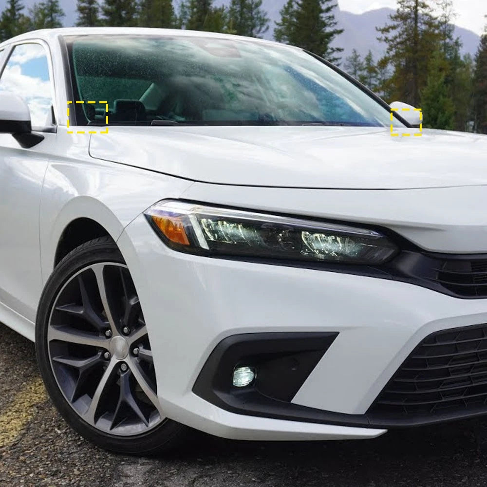 Wiper Cowl Trim Panel End Caps for Honda Civic (2022–2025)