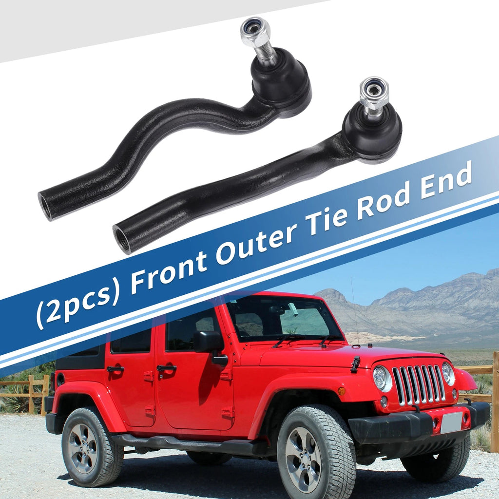 2X Front Outer Tie Rod End Links Kit for Jeep Grand Cherokee, Dodge Durango