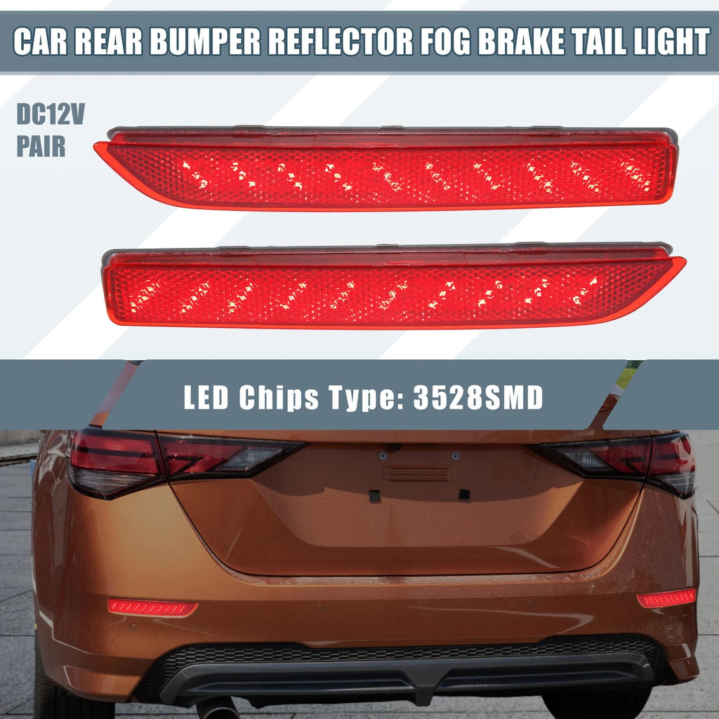 LED Rear Bumper Reflector Tail Light 265608990B for Nissan Sentra (2020–2023)