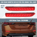 LED Rear Bumper Reflector Tail Light 265608990B for Nissan Sentra (2020–2023)