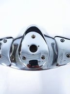 Chrome Bronze Bow Cleat Chock for Bertram 38 (No Screws)