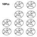 10x Carburetor Float Bowl Gasket for Briggs & Stratton 695426, 697978