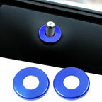Door Lock Knob Pin Cover Trim Stickers for Mercedes C E S-Class (2015–2015)
