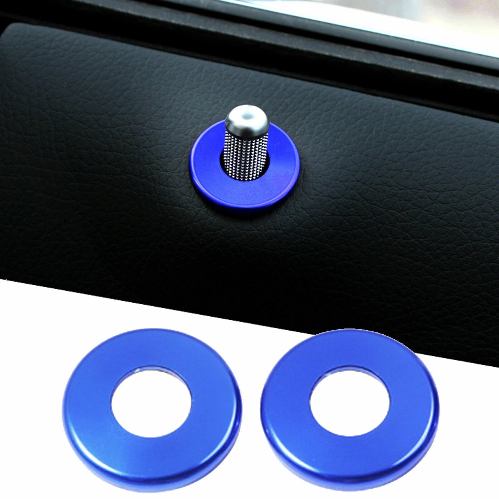 Door Lock Knob Pin Cover Trim Stickers for Mercedes C E S-Class (2015–2015)
