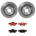 Brembo Rear Brake Kit 330mm Rotors Ceramic Pads for Durango Grand Cherokee (2011–2020)