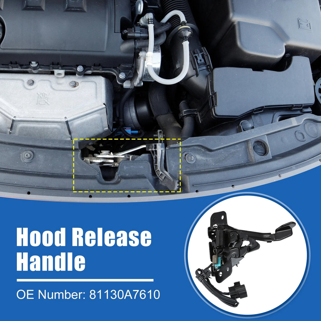 Hood Latch Assembly for Kia Forte (2017–2018) No. 81130A7610