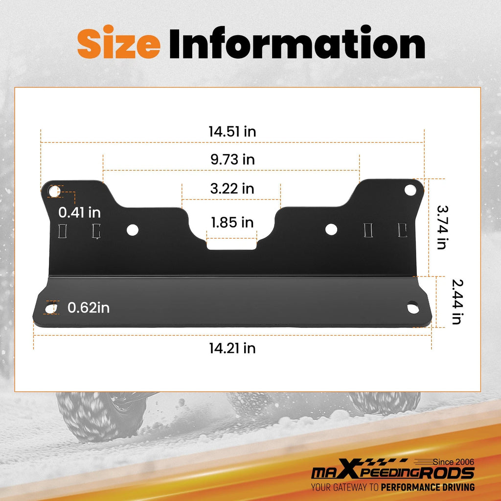 Adjustable Front Plow Mount for Can Am Defender HD5-HD10 (2016–2024) Steel Frame