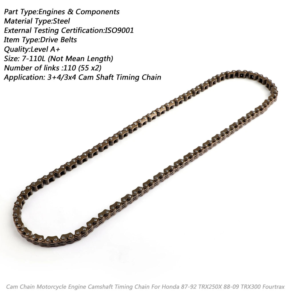 Cam Chain Camshaft 110L for Honda TRX680 TRX650 SXS700 MUV700 (2004–2014) 14401-HN8-A61