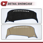 Dashboard Cover Mat for Toyota Estima 50 Series (2006–2019) Black Blue