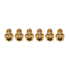 6pcs M6x25mm Titanium Torx Head Flange Bolts for Bike Motorcycle