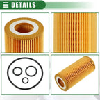 Engine Oil & Fuel Filter Set for Mercedes C216 W221 (2007-2013)