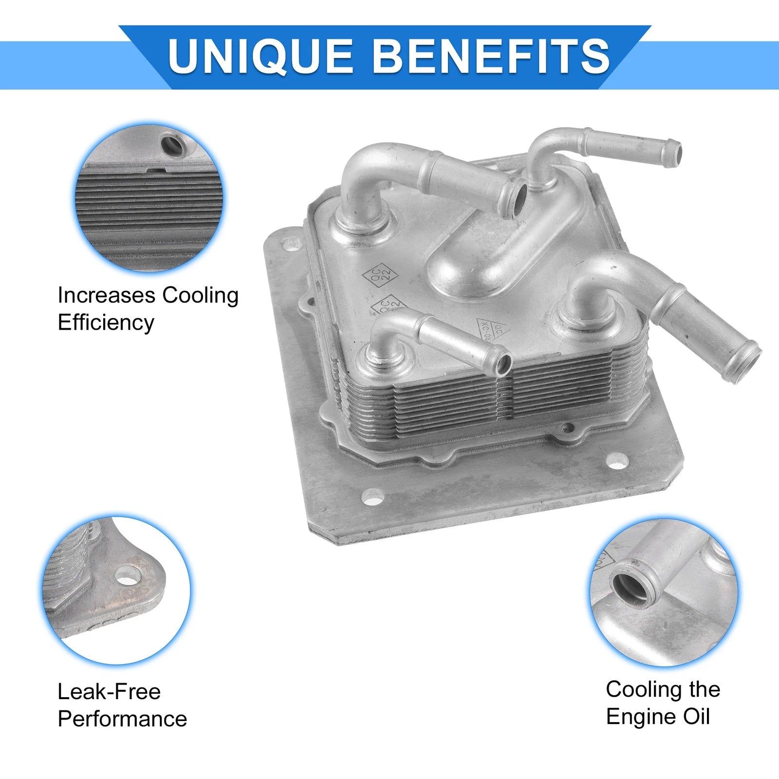 Engine Oil Cooler for Nissan Rogue (2014–2020) No.216063VX0A