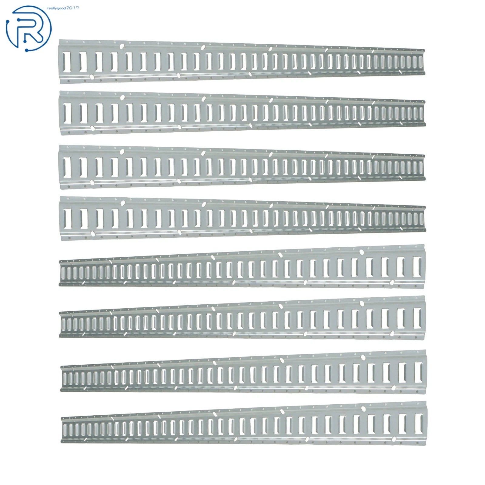 Set of 8 E Track Tie Down Rails for Van Truck (Multi-Purpose)