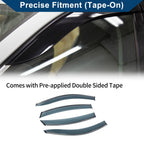 Set of 4 Window Deflectors for Nissan Sentra (2007–2012) 1A Auto 1AWWD00001