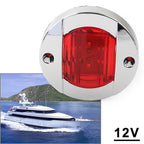 2X ABS Round 12V LED Side Marker Lights for Truck Trailer RV Boat