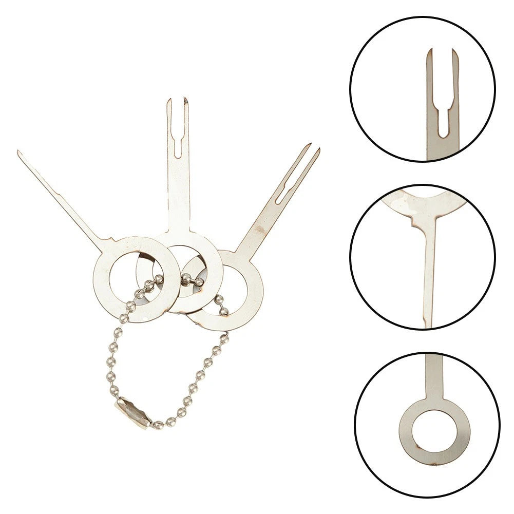3X Car Electrical Terminal Key Pin Wiring Crimp Connector Removal Tool