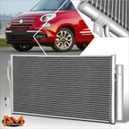 A/C Condenser for Fiat 500L (2014–2020) Aluminum Core Replacement