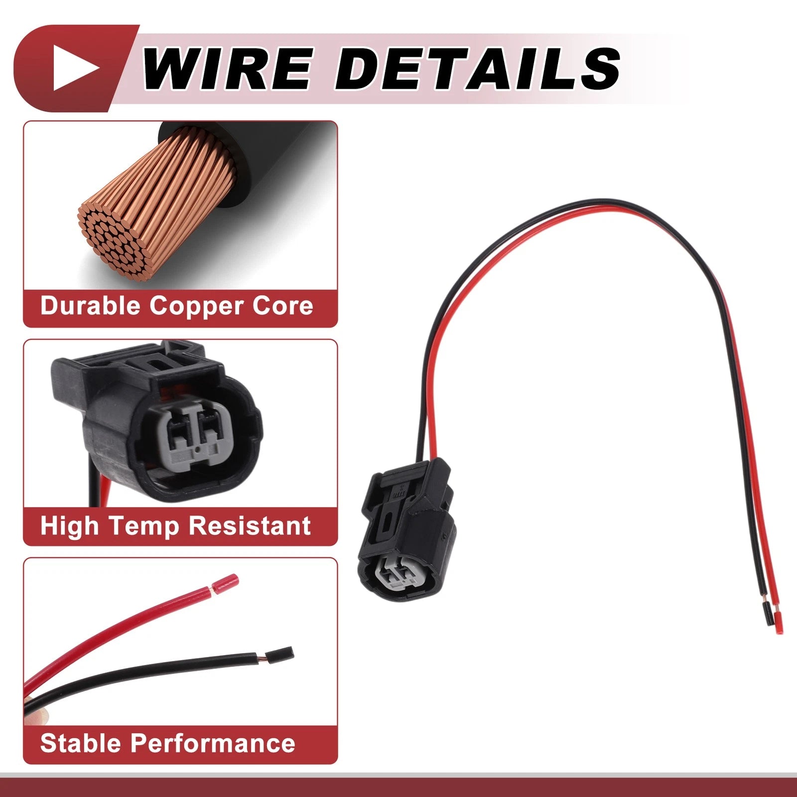 Side Marker Light Socket Wiring for Honda Civic Hatchback Sedan (No. 33304TETH01)